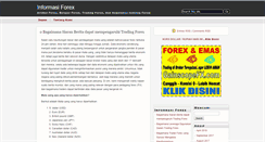 Desktop Screenshot of informasiforex.com