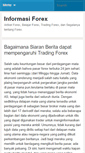 Mobile Screenshot of informasiforex.com